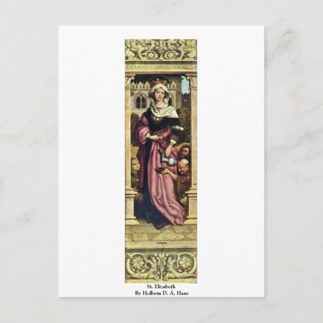Carte Postale St. Elizabeth By Holbein D. Ä. Hans (Devant)