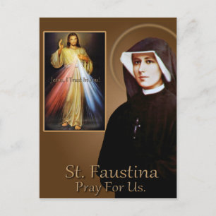 CARTE POSTALE ST FAUSTINA