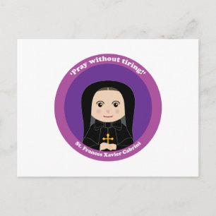 Carte Postale St Frances Xavier Cabrini
