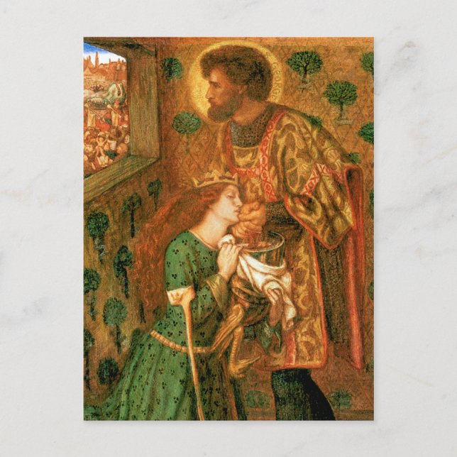 Carte Postale St George et la princesse Sabra (Devant)