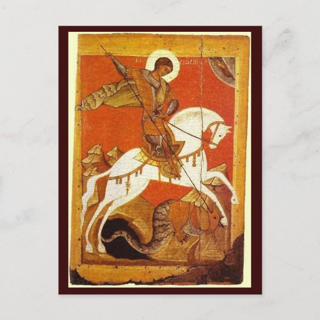 Carte Postale St.George et le Dragon (Devant)