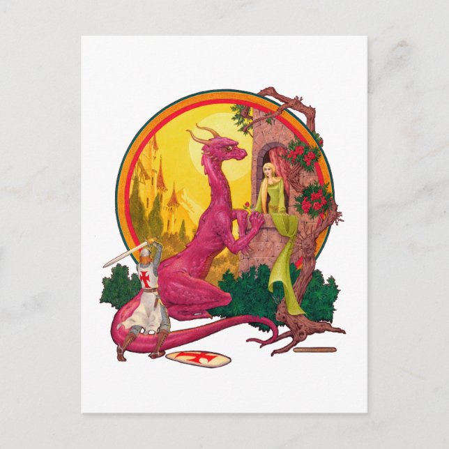 Carte Postale St.George et le Dragon (Devant)