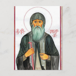 Carte Postale St. George (John) of Georgia Orthodox Icon 