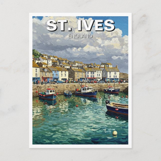 Carte Postale St. Ives Cornwall Angleterre Voyage (Devant)