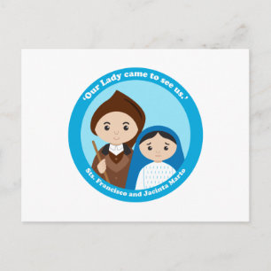 Carte Postale St. Jacinta et St. Francisco Marto