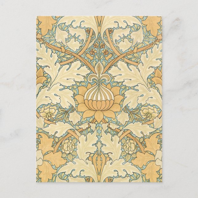 Carte Postale St. James par William Morris, Acanthus Feuille (Devant)