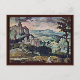 Carte Postale St. Jérôme Dans Un Paysage De Massys Cornelis