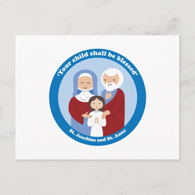 Carte Postale St. Joachim et Sainte-Anne (Devant)