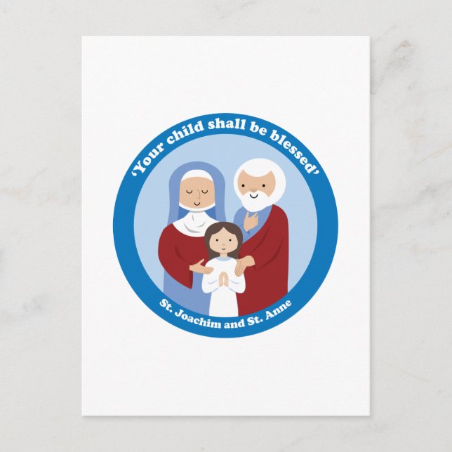Carte Postale St. Joachim et Sainte-Anne (Devant)