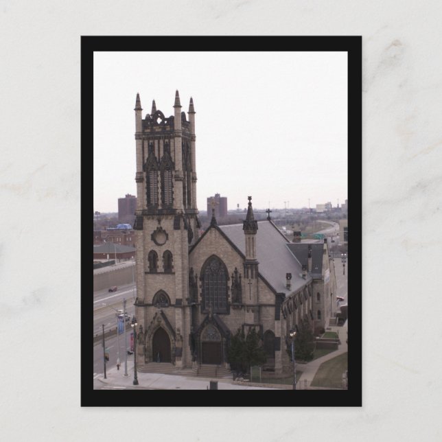 Carte Postale St. John's Episcopal Church, Detroit Postcard (Devant)