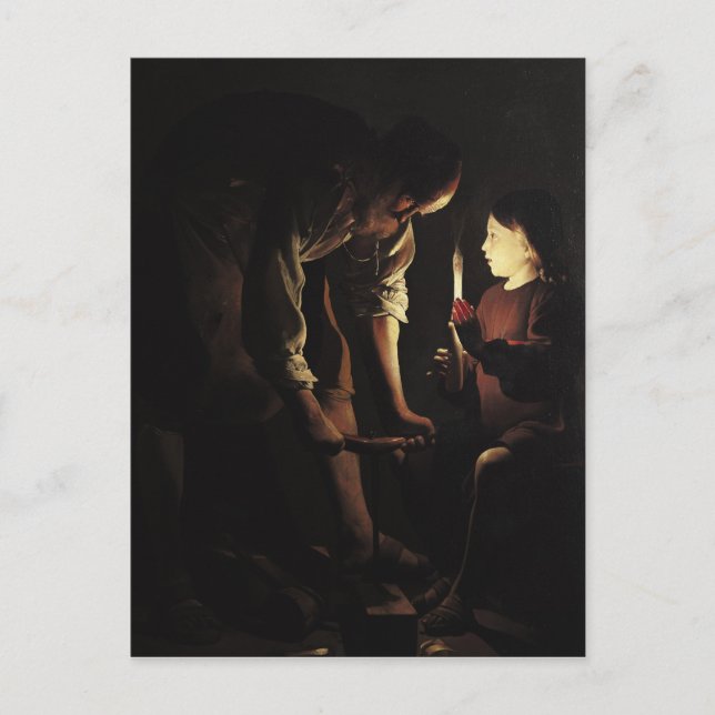 Carte Postale St. Joseph, le charpentier, c.1640 (Devant)