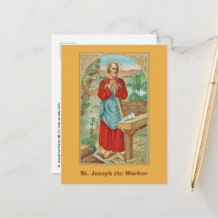 Carte Postale St. Joseph le travailleur (BK 31)