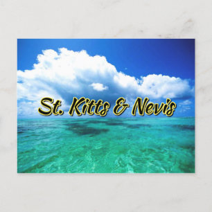 Carte Postale St Kitts & Nevis ciel de mer