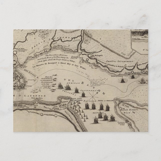 Carte Postale St Laurence de rivière (Devant)