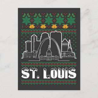 Carte Postale St. Louis Missouri Noël laid