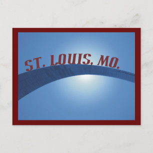 Carte Postale St. Louis, MO Arch