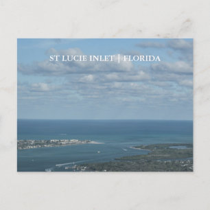 Carte Postale St Lucie Inlet Floride Vue aérienne
