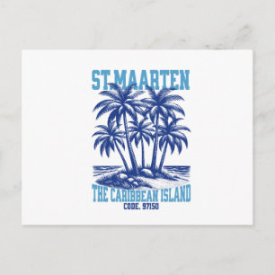 Carte Postale St. Maarten, Île Tropicale Caraïbes