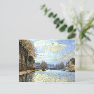 Carte Postale St Martin Canal Alfred Sisley Poster