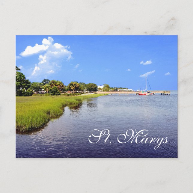 Carte Postale St. Marys, Géorgie, États-Unis (Devant)