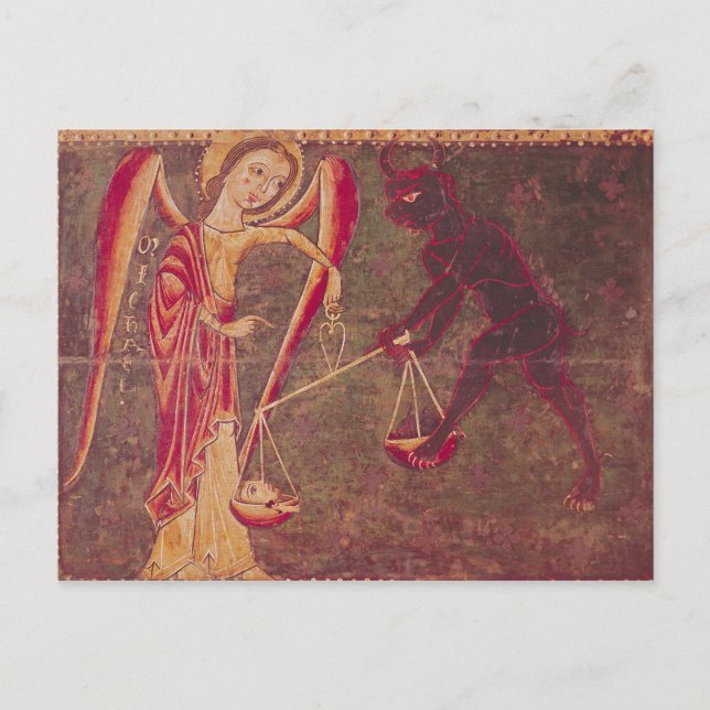 Carte Postale St. Michael Aigles de pesage, d'un retable (Devant)