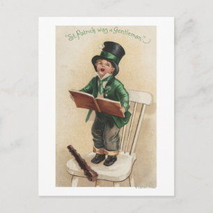 Carte Postale St. Patrick était un Gentleman