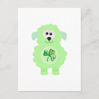 Carte Postale St. Pattys Day Agneau de Goofkins