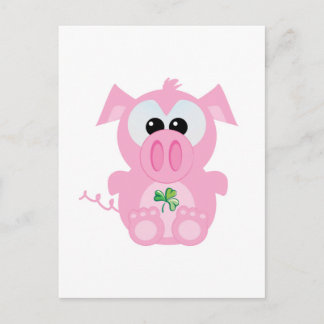 Carte Postale St. Pattys Day Goofkins piggy