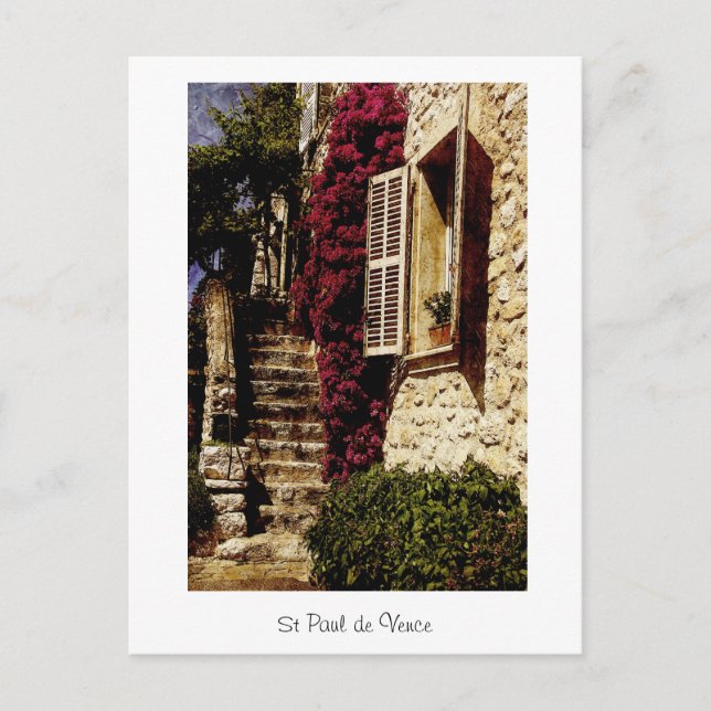 Carte Postale St Paul de Vence, Provence, France (Devant)