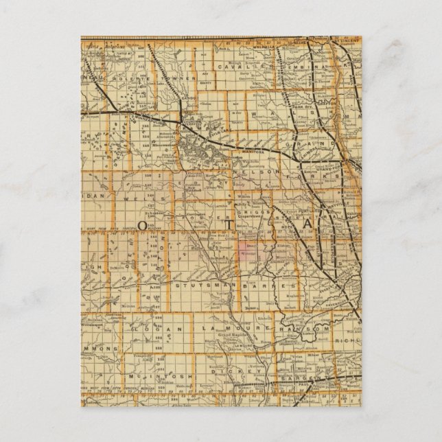 Carte Postale St Paul, Minneapolis et Manitoba Railway 2 (Devant)