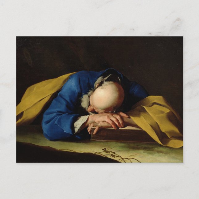 Carte Postale St. Peter ou St. Jerome Sleeping, c.1735-39 (Devant)