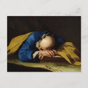 Carte Postale St. Peter ou St. Jerome Sleeping, c.1735-39