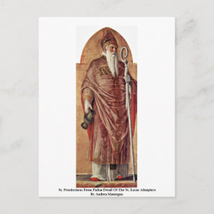 Carte Postale St. Prosdozimus De Padoue Détail De St. Lucas