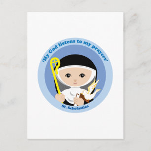 Carte Postale St Scholastica