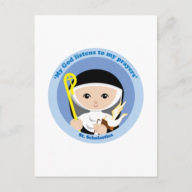 Carte Postale St. Scholastica (Devant)