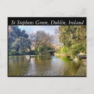 Carte Postale St Stephens Green, Dublin, Irlande