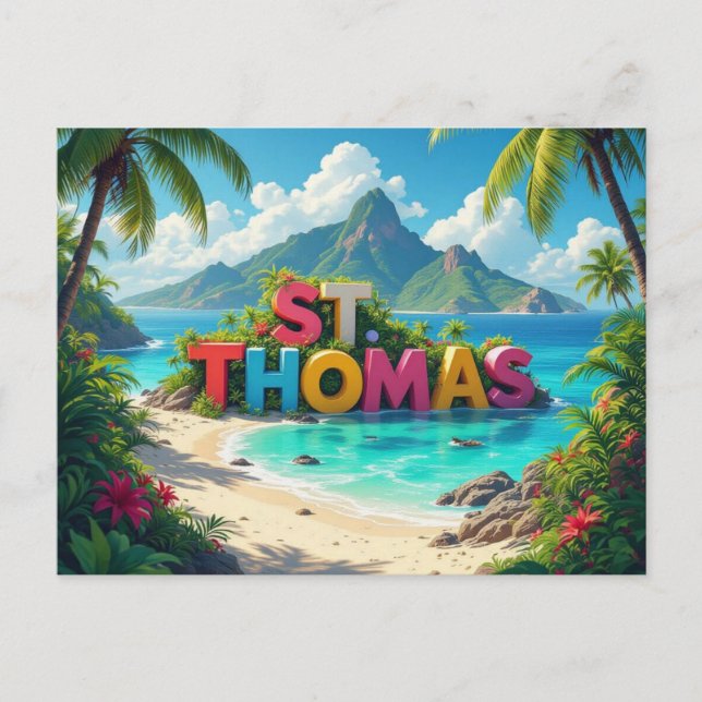 Carte Postale St thomas dream (Devant)