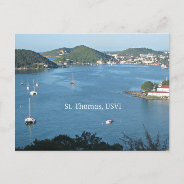 Carte Postale St. Thomas, Îles Vierges américaines (Devant)