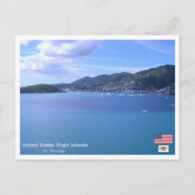 Carte Postale St. Thomas - Îles Vierges américaines (Devant)