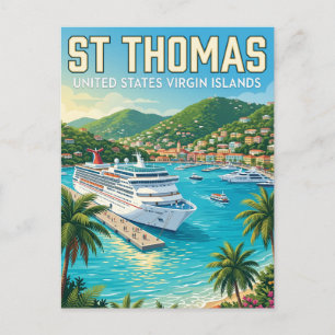 Carte Postale St. Thomas Îles Vierges américaines