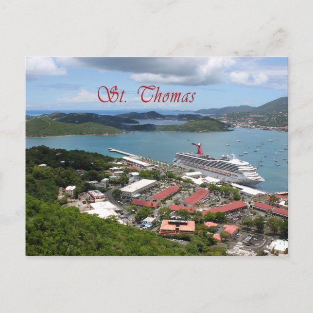Carte Postale St. Thomas PostCard (Devant)