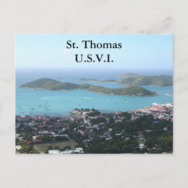 Carte Postale St. Thomas U.S.V.I. (Devant)