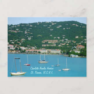 Carte Postale St Thomas Voiliers sur mesure