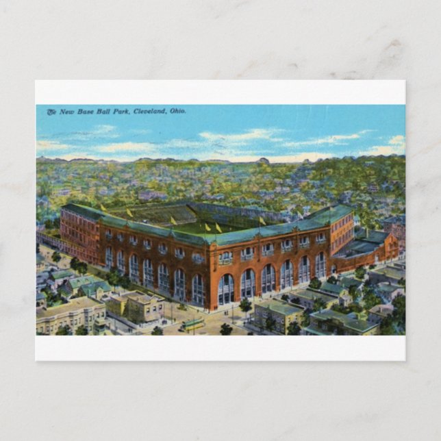Carte Postale Stade de baseball de ligue Park (Devant)