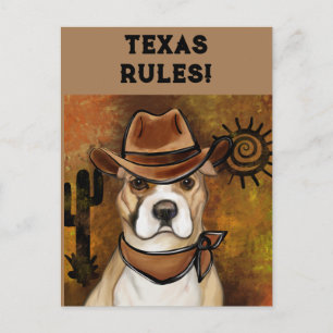 CARTE POSTALE STAFFORDSHIRE TERRIER AMÉRICAIN           