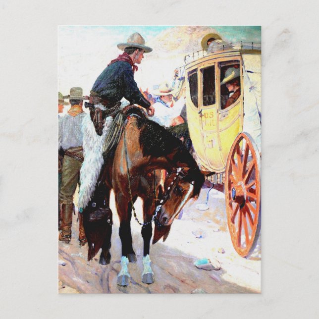 Carte Postale Stage Coach (Devant)