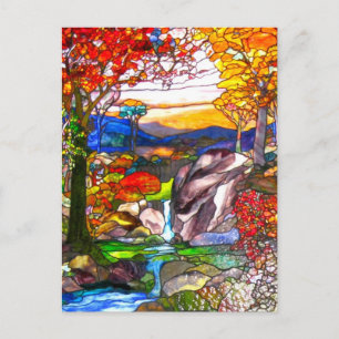 Carte Postale Stained Glass Window
