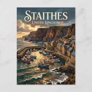 Carte Postale Staithes Royaume-Uni