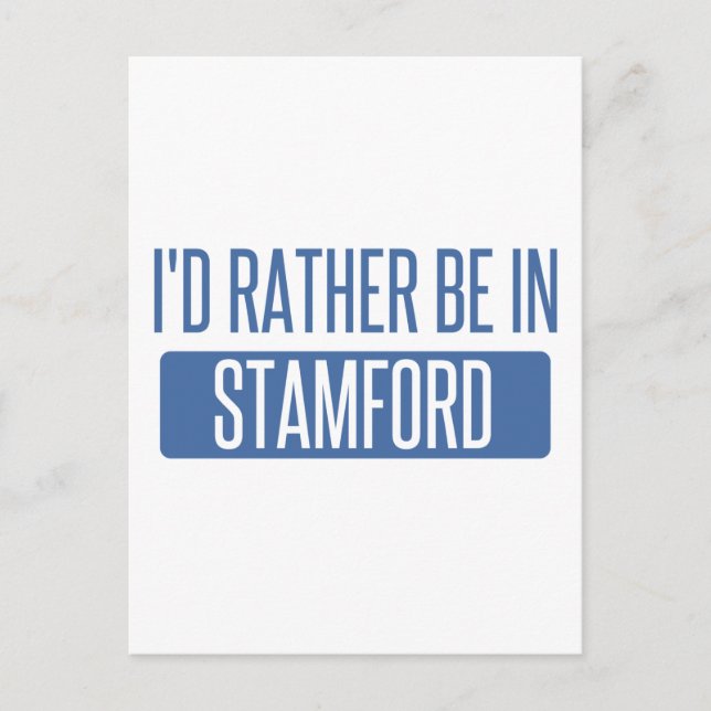 Carte Postale Stamford (Devant)