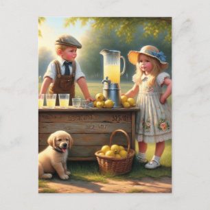 Carte Postale Stand à la citronnelle